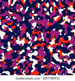 Abstract vector background with colorful organic shapes