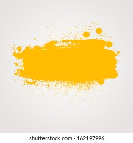 Abstract vector background. Colorful paint banner