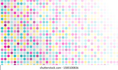 abstract vector background. colorful Random Dots .design circle .Vector Illustration For Wallpaper, Banner, Background, Card, Landing Page etc.