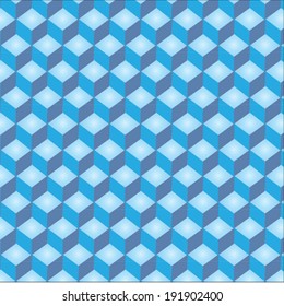 Abstract Vector Background - Colorful Squares Retro Pattern
