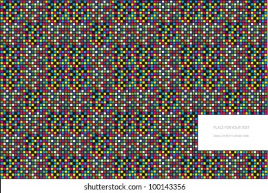abstract vector background with colorful symmetrical shapes and place for your text