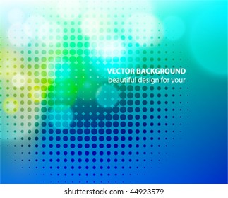 Abstract Vector Background - Colorful Transparent Lights. eps10
