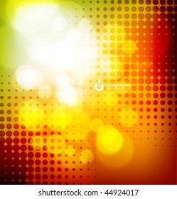 Abstract Vector Background - Colorful Transparent Lights. eps10