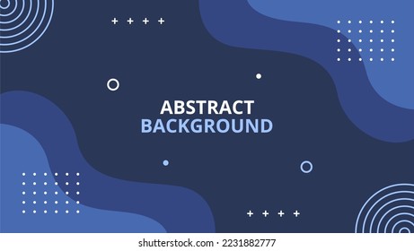 Abstract vector background. Colorful wallpaper background with geometric and waving shapes. Suitable for various designs such as templates, banners, covers and others