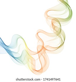 fondo vectorial abstracto. ola colorida