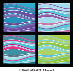 abstract vector background with colorfull lines