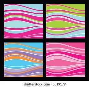 abstract vector background with colorfull lines