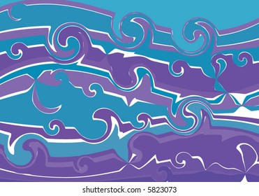abstract vector background with colorfull lines