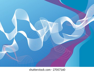Abstract vector background with colour strips. (EPS and JPG formats)
