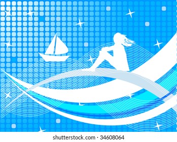 Abstract vector background for company presentation