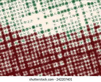 Abstract vector background. Composition of enlarged raster points. Created using handmade camera-less photographic print.