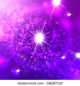 Abstract vector background with concentric circles or spirals for your design