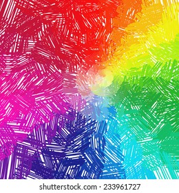 Abstract vector background with concentric circles or spirals for your design