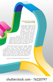 Abstract Vector Background Concept For Poster Or Brochure