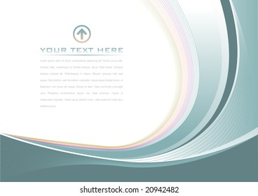 Abstract vector background with copy space