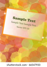 abstract vector background with copy space. Eps10