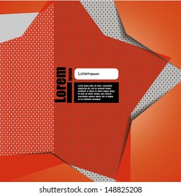 Abstract vector background. cover template