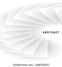 Abstract vector background. creative concept layout templates. The shadow of modern white material design. New texture for your design.