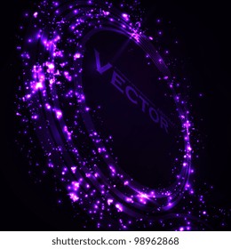 Abstract vector background. Creative dynamic element, shiny space illustration eps10