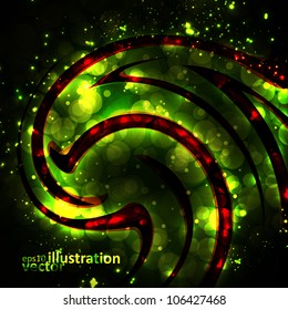 Abstract vector background. Creative element, shiny space illustration eps10