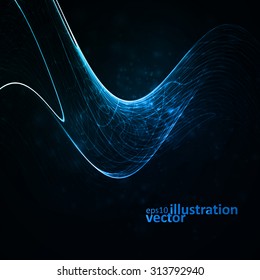 Abstract vector background. Creative element, shiny space illustration eps10