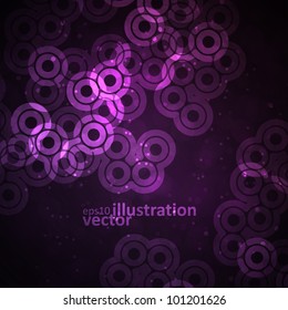 Abstract vector background, creative space illustration eps10