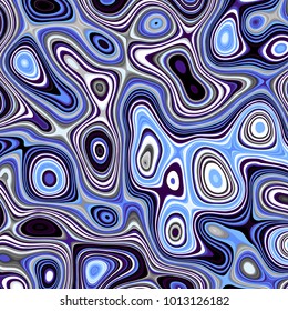 Abstract vector background. Curved psychedelic irregular lines. Pattern based on fractal image.