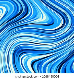 Abstract vector background. Curved psychedelic irregular lines. Pattern based on fractal image.