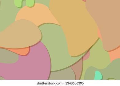 Abstract vector background in cut out style. Minimalist style creative template. Simple geometric texture. 