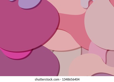 Abstract vector background in cut out style. Minimalist style creative template. Simple geometric texture. 
