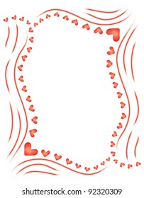 abstract vector background for Day of Valentine