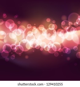 Abstract vector background with defocused bokeh circles, eps10 illustration with clipping mask