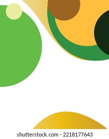 abstract vector background design blue yellow green color