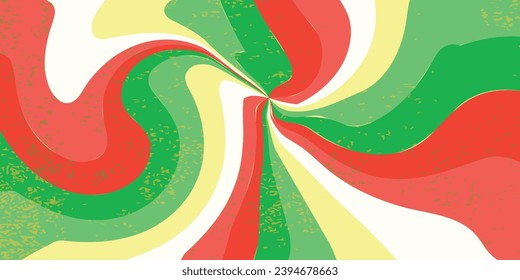 Abstract vector background design with Christmas theme and vintage texture.