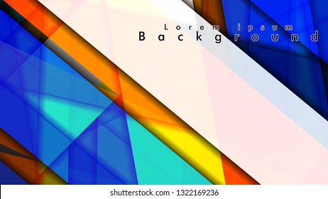 Abstract vector background design with colorful patterns lines. Vector EPS 10. Vector illustration