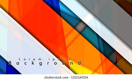 Abstract vector background design with colorful patterns lines. Vector EPS 10. Vector illustration