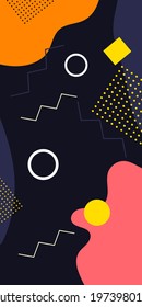 Abstract vector background design colorful