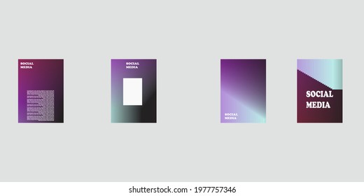 Abstract vector background design with colorful for your social media posters and banners

