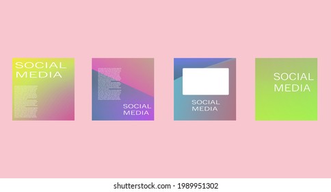 Abstract vector background design with colorful for your social media posters and banners
