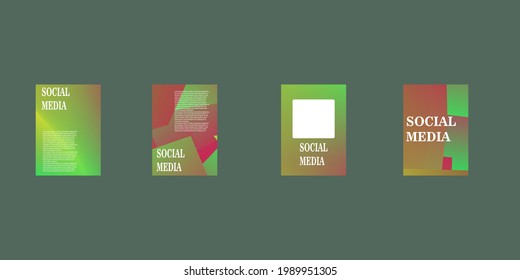 Resumen de diseño de fondo vectorial con colorido para tus afiches y banderas de medios sociales
