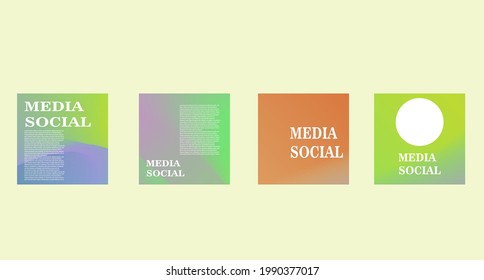 Abstract vector background design with colorful for your social media posters and banners
