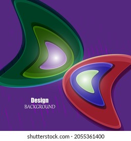 Abstract vector background design of geometric colored shapes for poster, brochure template