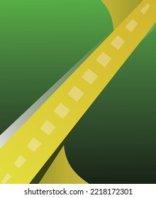 abstract vector background design gold green color