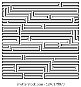 Abstract vector background design with maze mosaic texture. Good cover for book on psychology, creative problem solving, logical thinking, study of human relations