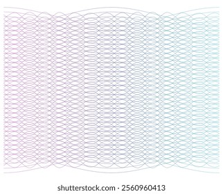 Abstract vector background design with maze mosaic texture. Soft rainbow color. Linear background. Design elements. Polygonal lines. Guilloche. Protective layer for banknotes, diplomas and certificate