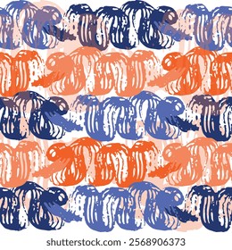 Abstract vector background design with maze mosaic texture.  Contemporary. Expressionism. Impasto brush strokes.