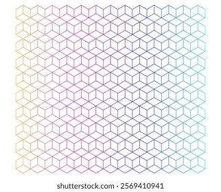 Abstract vector background design with maze mosaic texture. Soft rainbow color. Linear background. Design elements. Polygonal lines. Guilloche. Protective layer for banknotes, diplomas and certificate