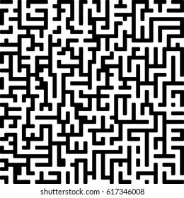 Abstract vector background design with maze mosaic texture. Good cover for book on psychology, creative problem solving, logical thinking, study of human relations