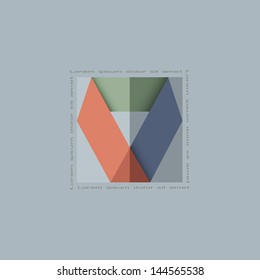 Abstract vector background for design. Minimalistic style