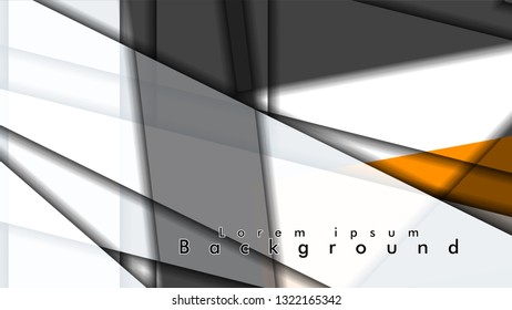 Abstract vector background design Rectangular tube element vector background 3d. Vector EPS 10. Vector illustration